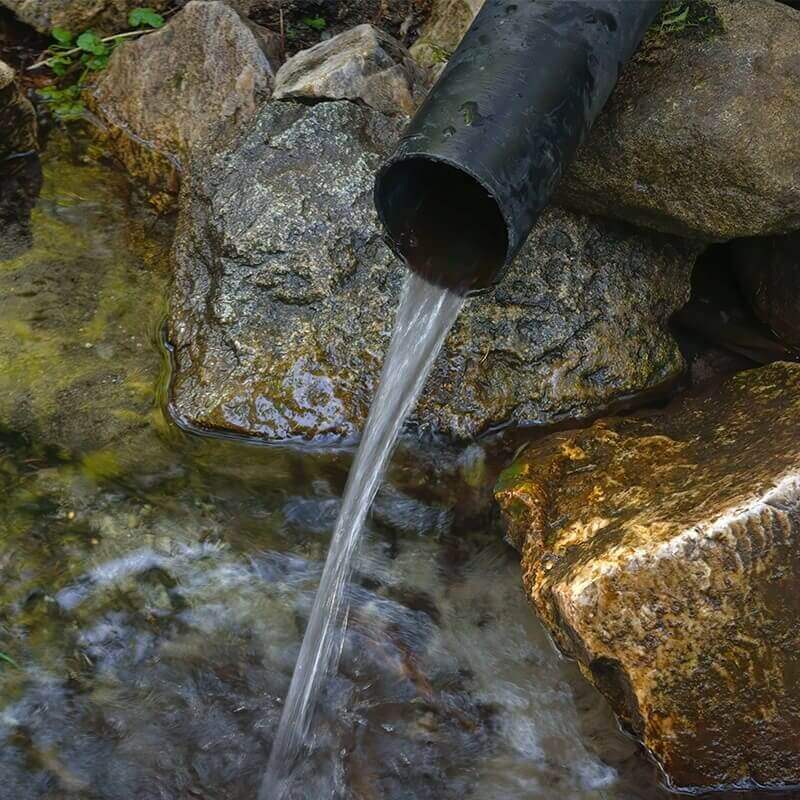 sortie d'eau usée - Analyses eau